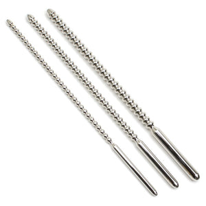 304 Stainless steel beaded urethral sounds dilator penis plug insert sounding rods sex toys for men stimulators urethral beads